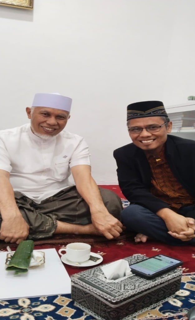Vocharu dipercaya Pemprov Sumatra Barat untuk pembinaan karakter dalam audiensi bersama Gubernur Sumbar